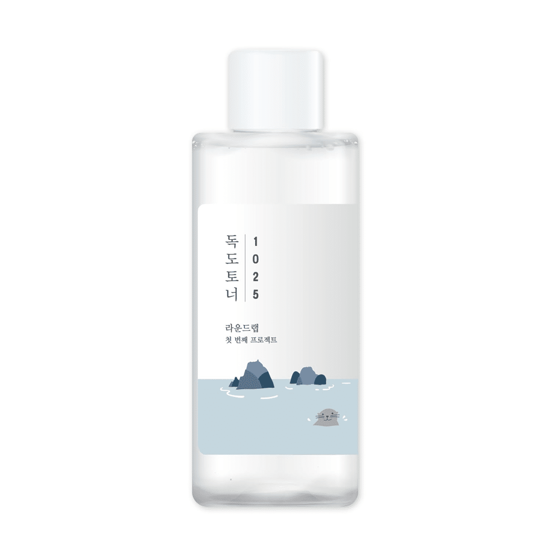 [ROUND LAB] 1025 Dokdo Toner | Exfoliate Dead Skin, Hydrating, Watery Type Toner (200ml, 6.76fl.oz) 1 each