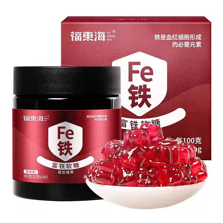 【福东海】富铁软糖90g/罐