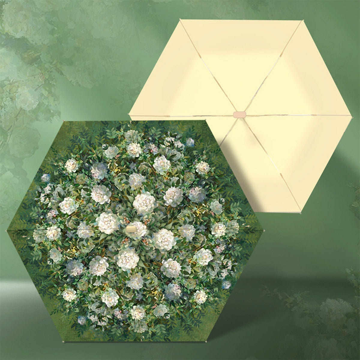 All-weather sun umbrella Compact Portable Ono Rose 1 each