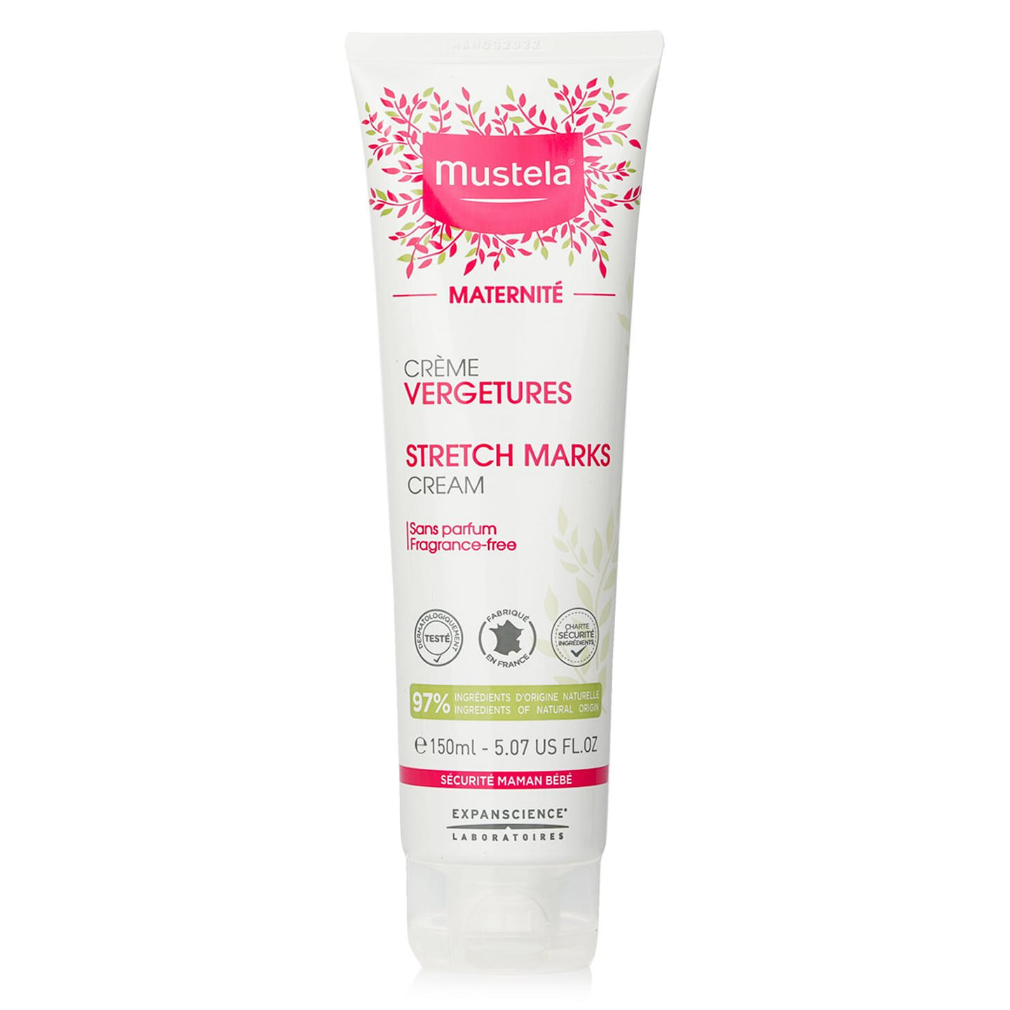 Mustela 適合孕婦的三合一妊娠紋霜(無香料) 150ml/5.07oz 150 毫升