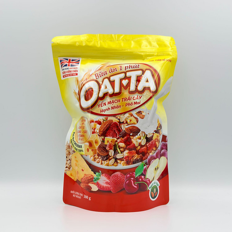 Oatta Fruit Oatmeal Almond & Cheese Flavor 300g 300 g (min 2)
