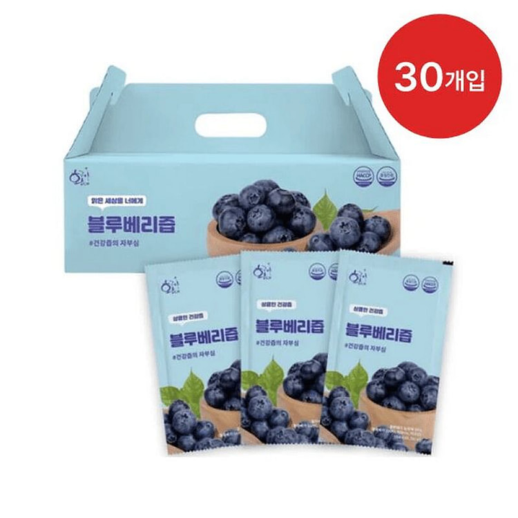 金家蓝莓汁（30包） 70 毫升