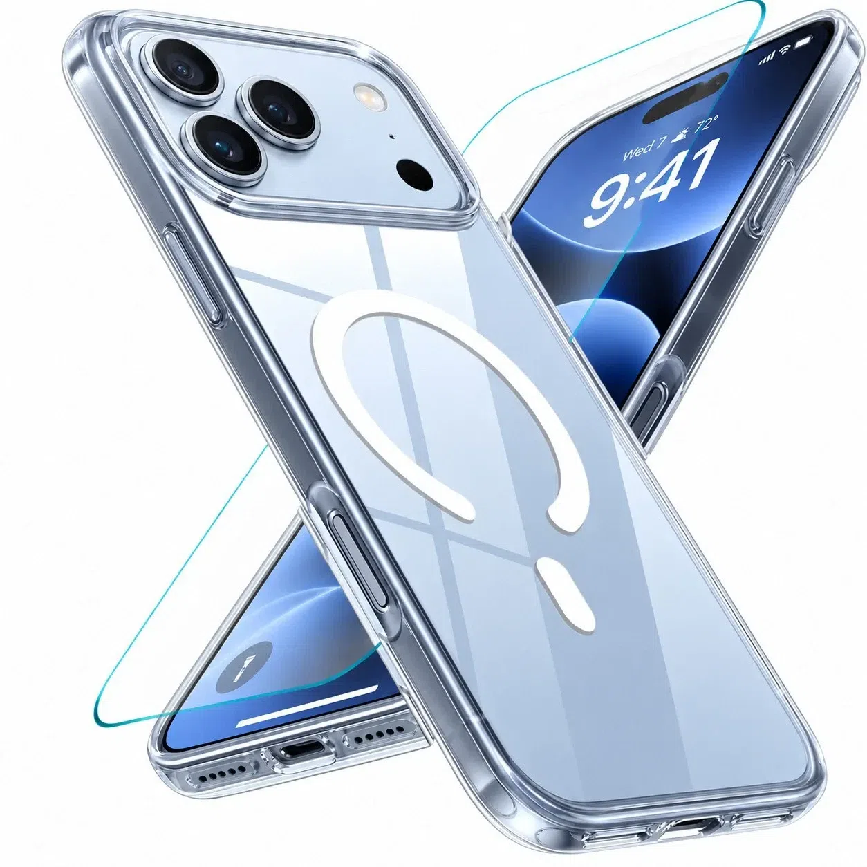 For iPhone 18 Pro Case Shockproof 1 box