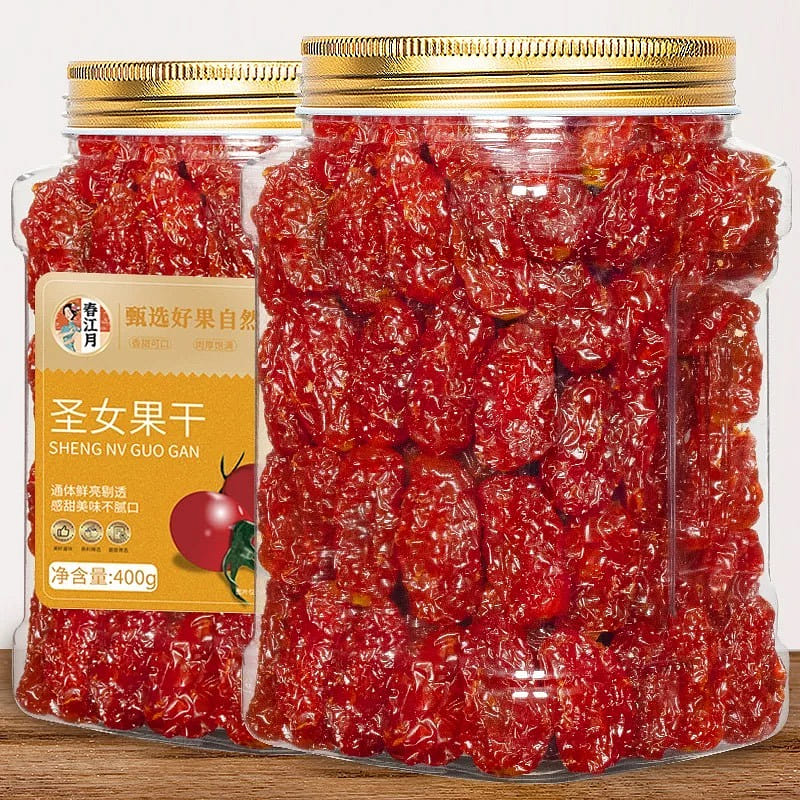 春江月 圣女果干 千禧果小西红柿番茄干酸甜蜜饯果脯休闲小零食 400 克