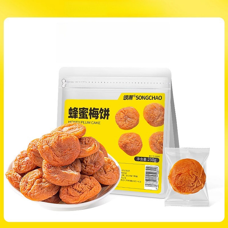 颂潮蜂蜜梅饼250g*1袋 250 克