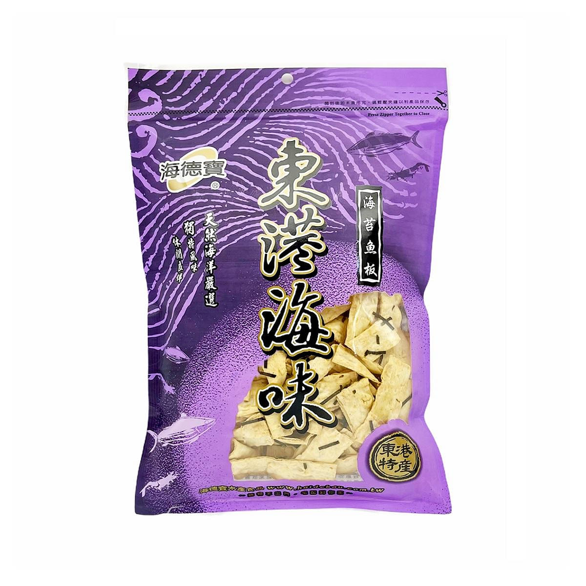HAI DE BAU Baked Fish Crackers with Seaweed 210 g