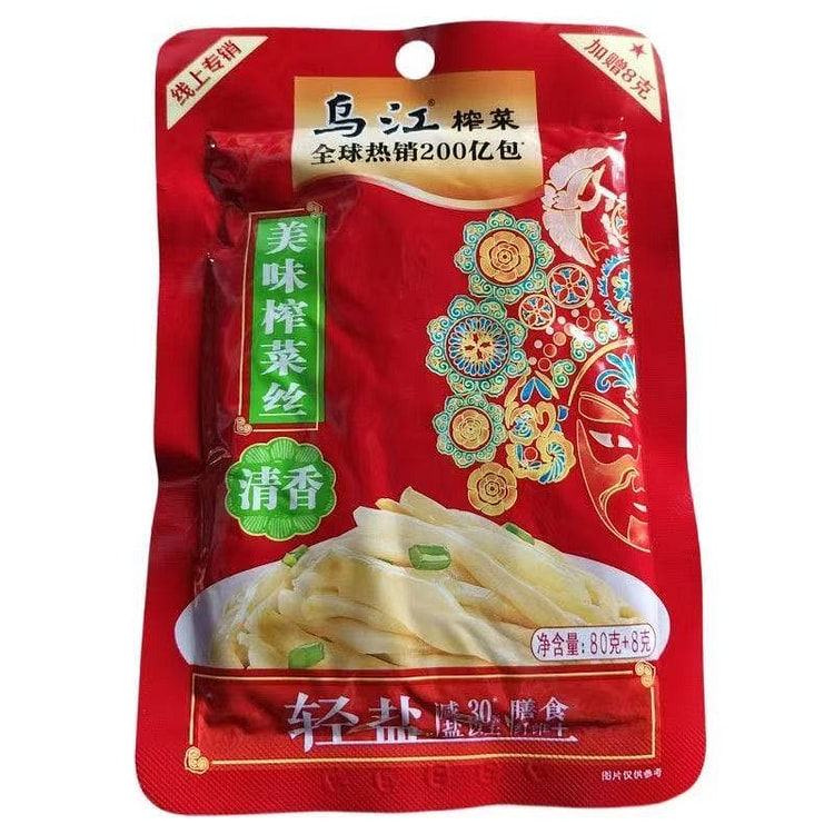 乌江清淡榨菜丝80g*1袋 80 克