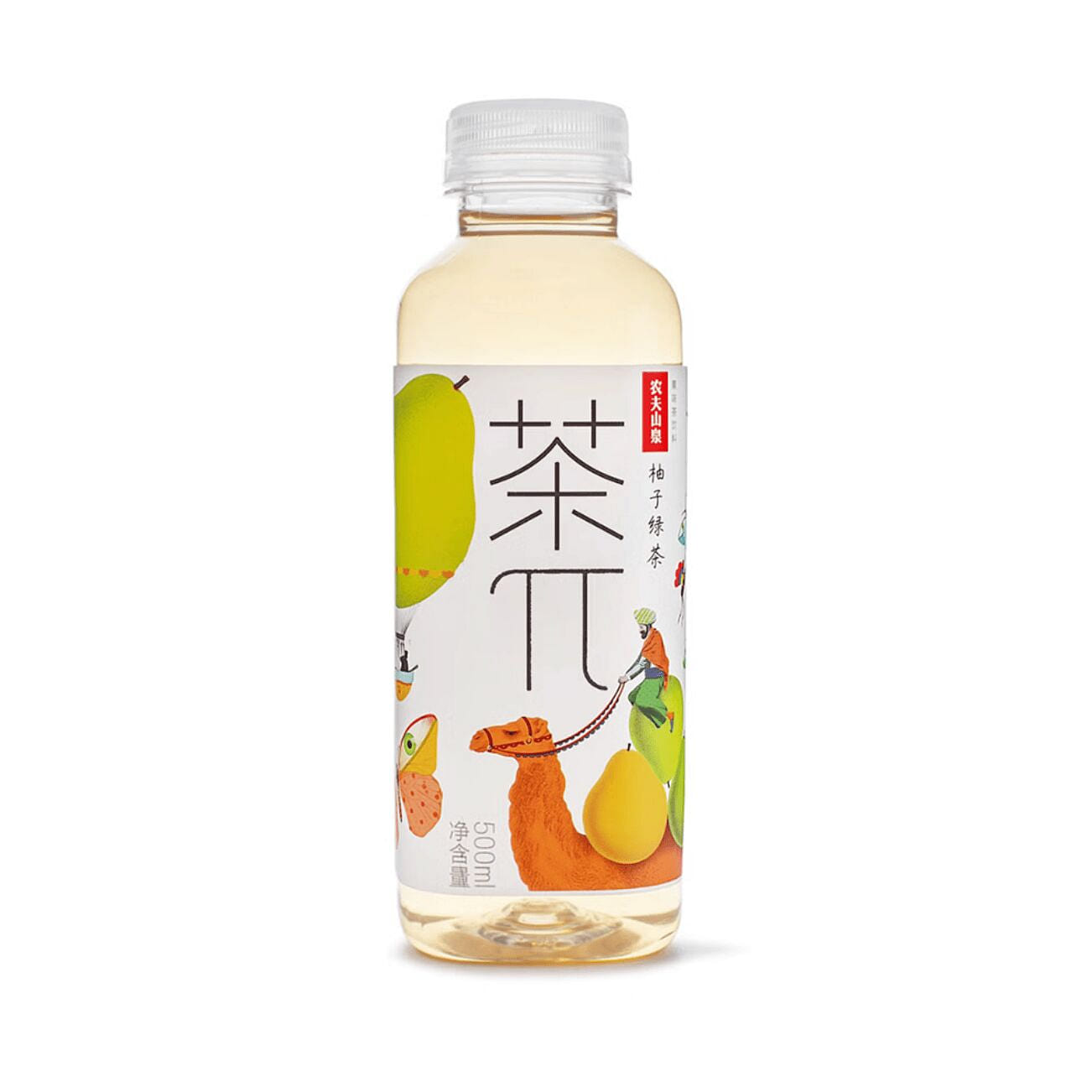 茶pai 柚子绿茶 500ml 1 瓶