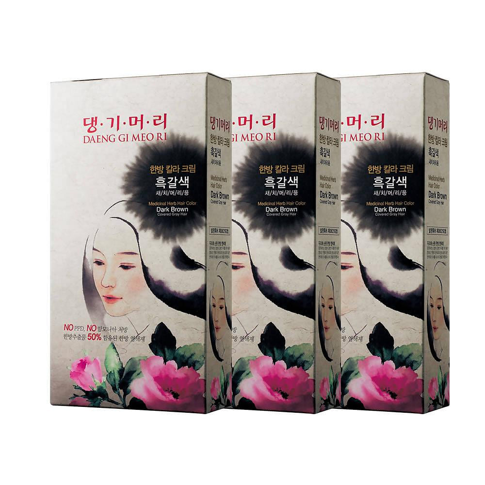 DGMR Medicinal Herb Color 3PACK – Dark Brown 3 each
