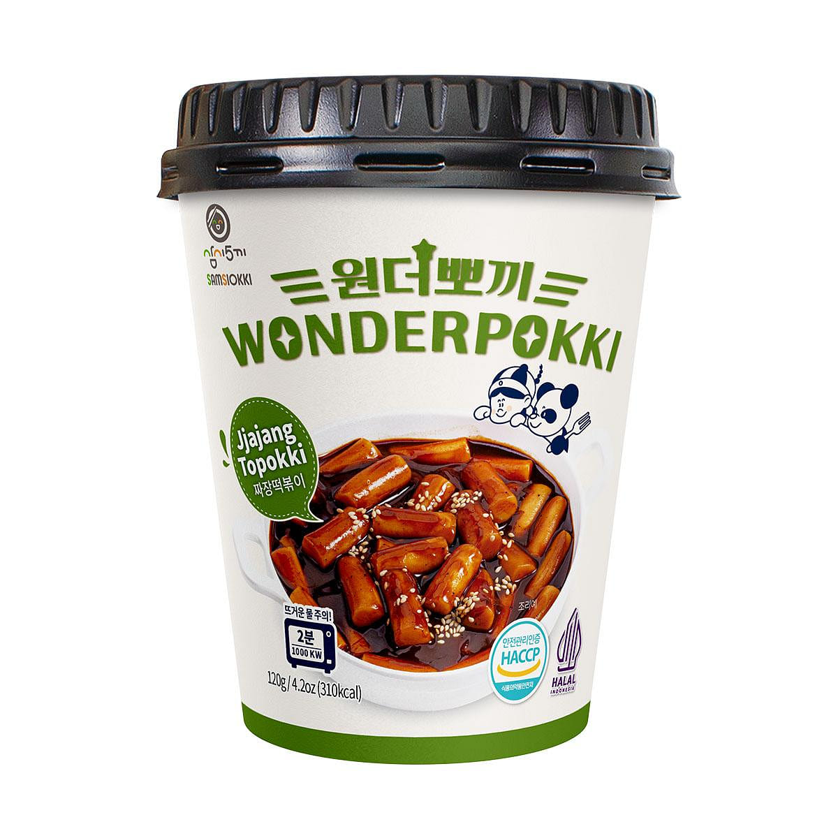 Samsiokki Instant Topokki Jjajang Wonderpokki Cup 1 each