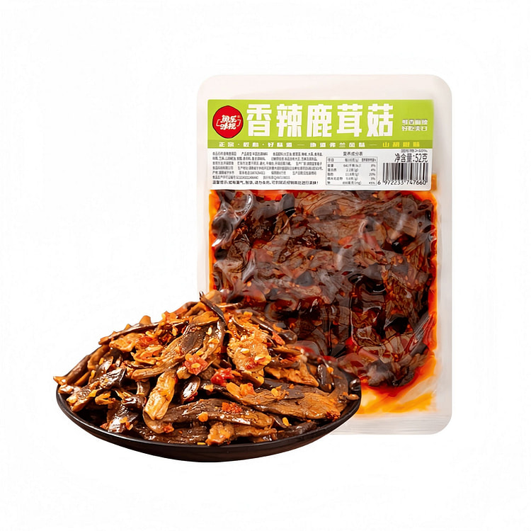 鱼乐味视鹿茸菇山胡椒味52g*1包下饭菜湖南特产 52 克