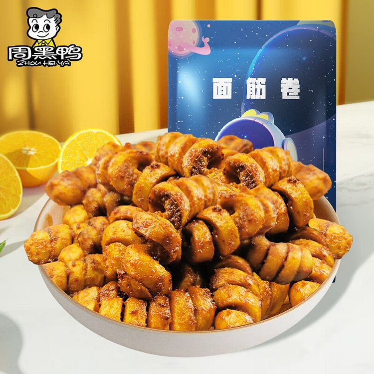 Zhou Xiaoban Gluten Rolls, Cumin BBQ Flavor, 160g