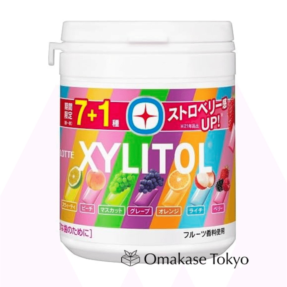 Lotte xylitol gum Assorted Family Bottle 133g 133 g