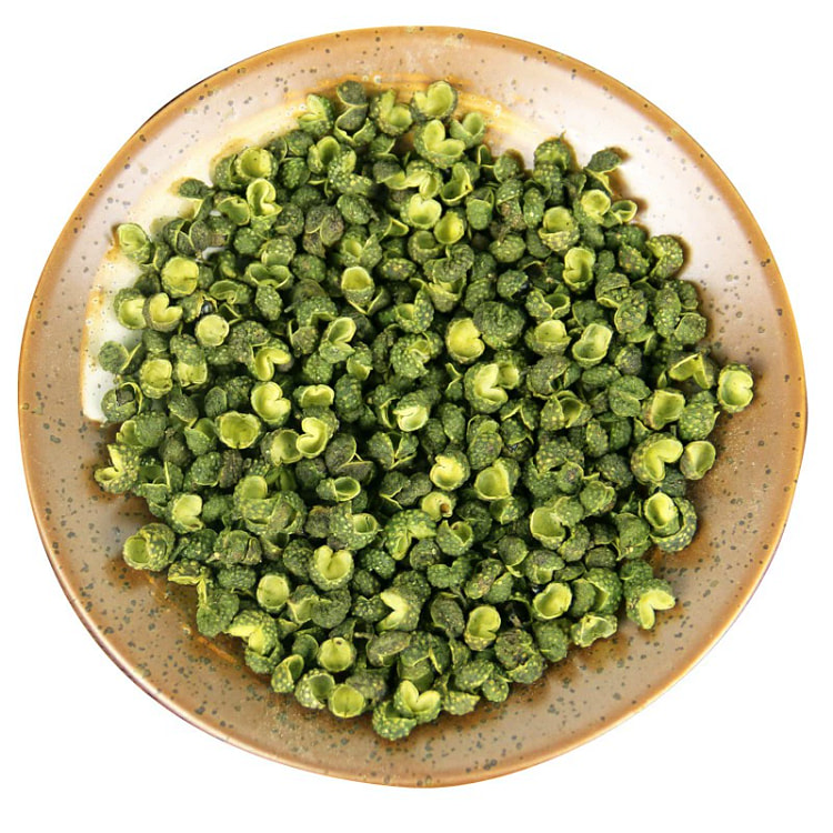 Hemp-flavored green sesame pepper