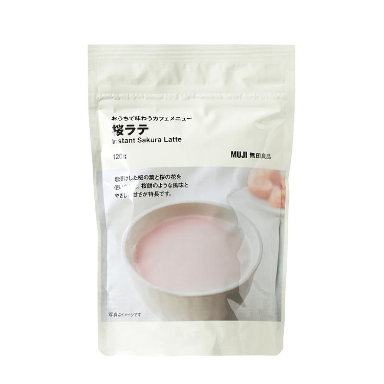 日本MUJI无印良品 冲饮奶茶 樱花拿铁