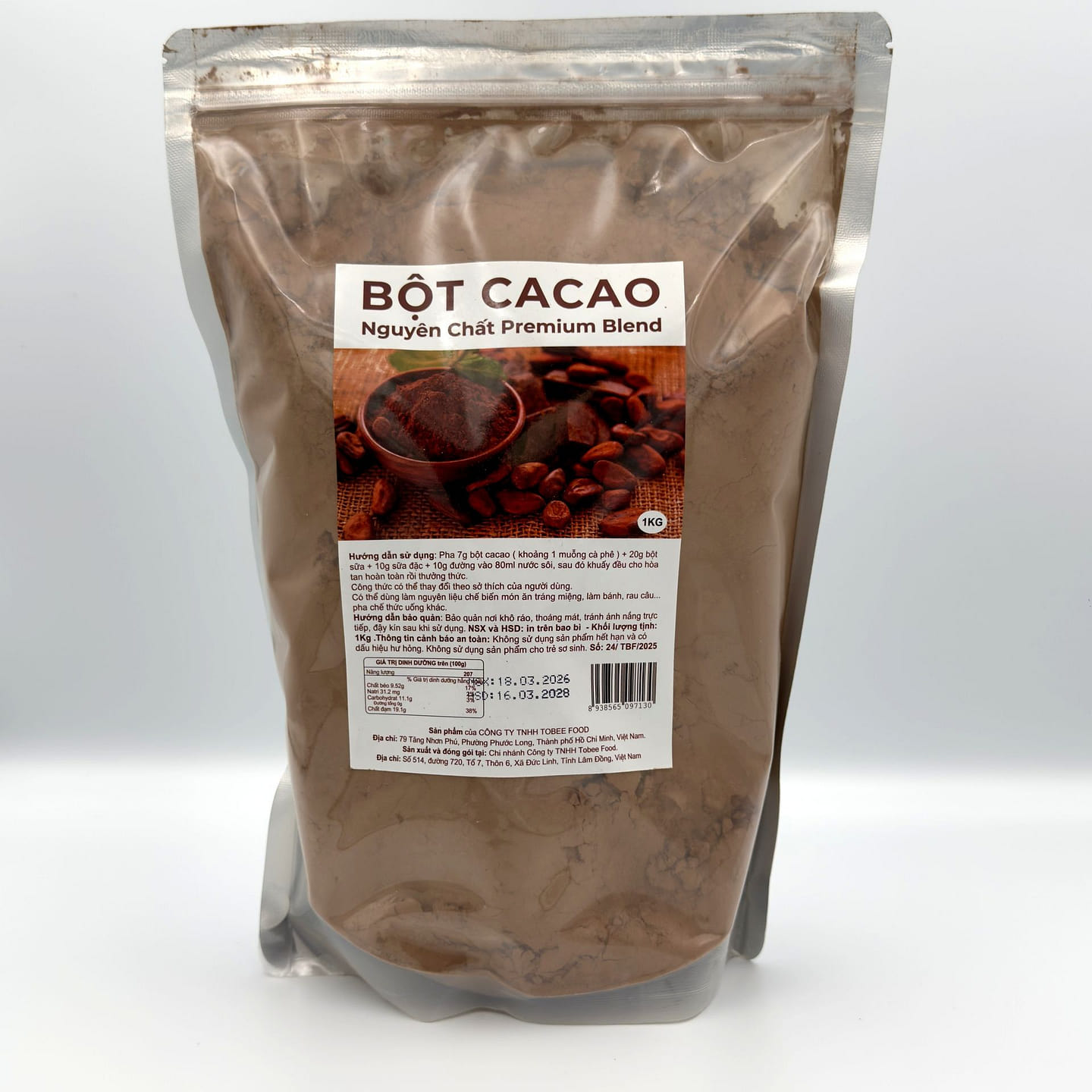 Cacao Powder Premium Blend 1kg 1 pack