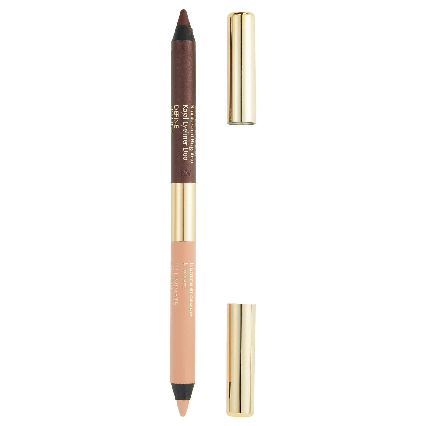 Estee Lauder Smoke and Brighten Kajal Eyeliner Duo – 02 Bordeaux/Ivory 1 count