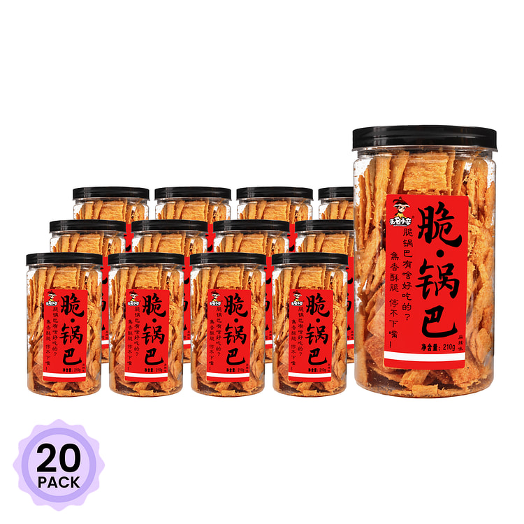无名小卒 脆锅巴 麻辣味 210 克*20 包