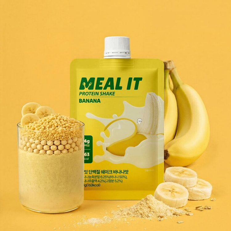 MEAL IT PROTEIN SHAKE BANANA. 40 g*3 pack (min 2)
