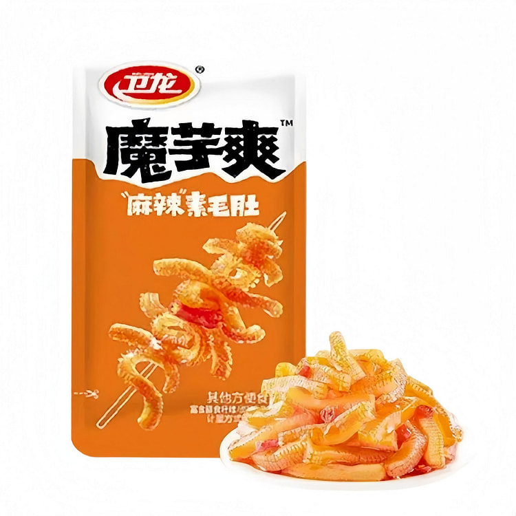 卫龙 魔芋爽麻辣味8g6小包休闲即食小零食辣条小吃 48 克