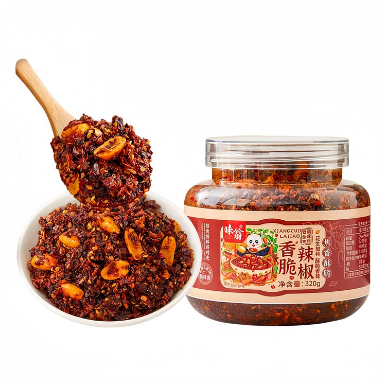 Weiweng Crispy Chili 320g*1 Jar 320 g