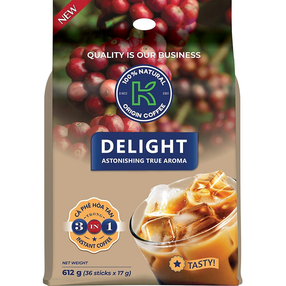 Phuc Sinh K Coffee Delight 3 In1 Bag 36 count