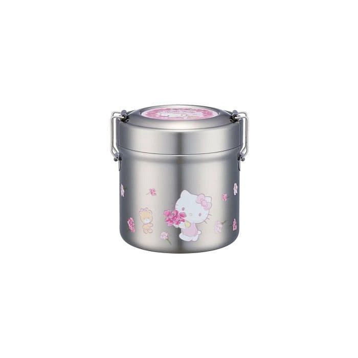 Skater x Sanrio Hello Kitty 保温保冷抗菌真空双层不锈钢饭盒便当罐 600ml