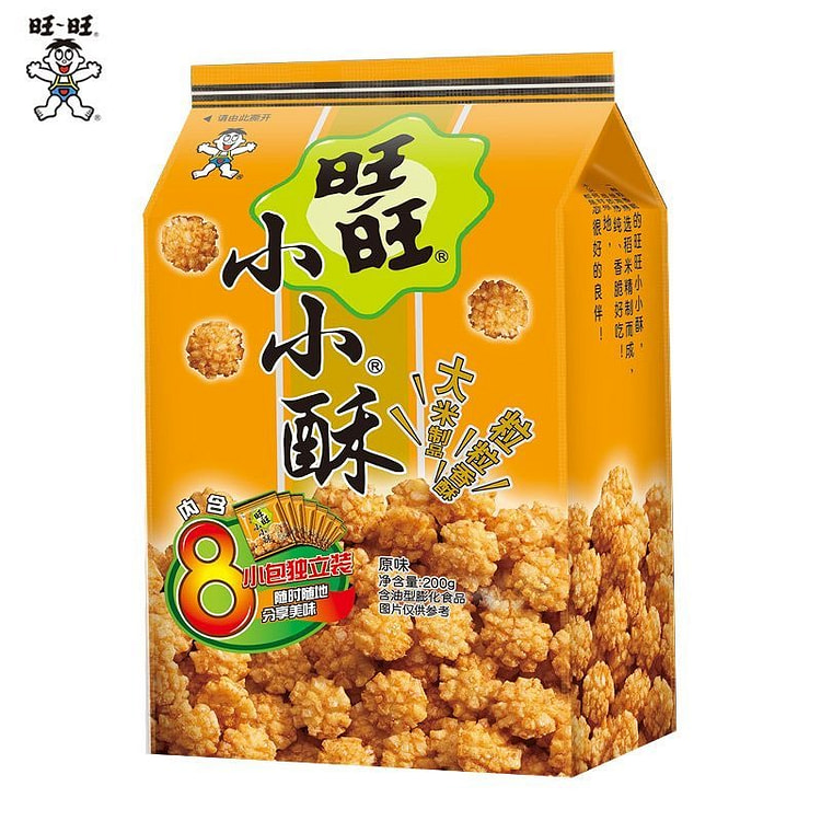 旺旺小小酥原味怀旧休闲解馋膨化小零食200g*1袋 200 克