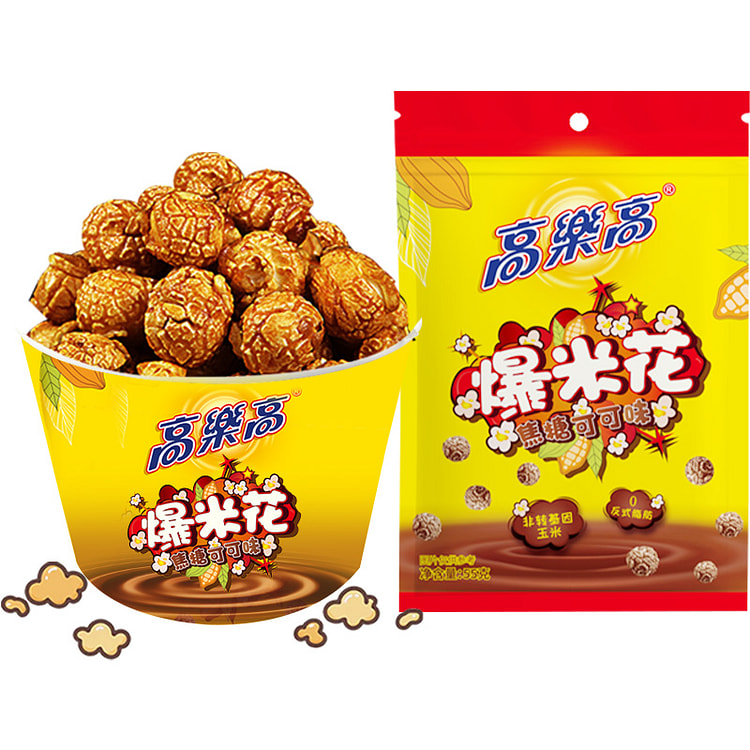 高乐高纯可可脂爆米花55g/袋