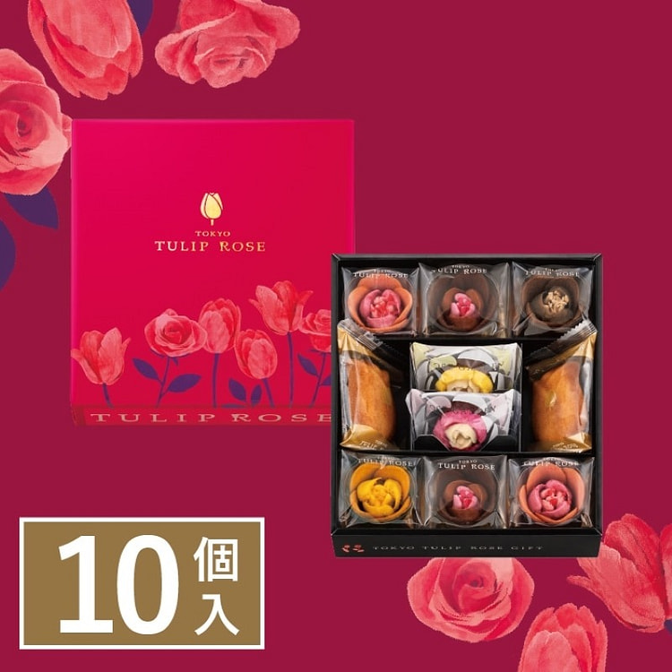 Sô Cô La Tulip Rose Tokyo Bản Giới Hạn Valentine 10 cái