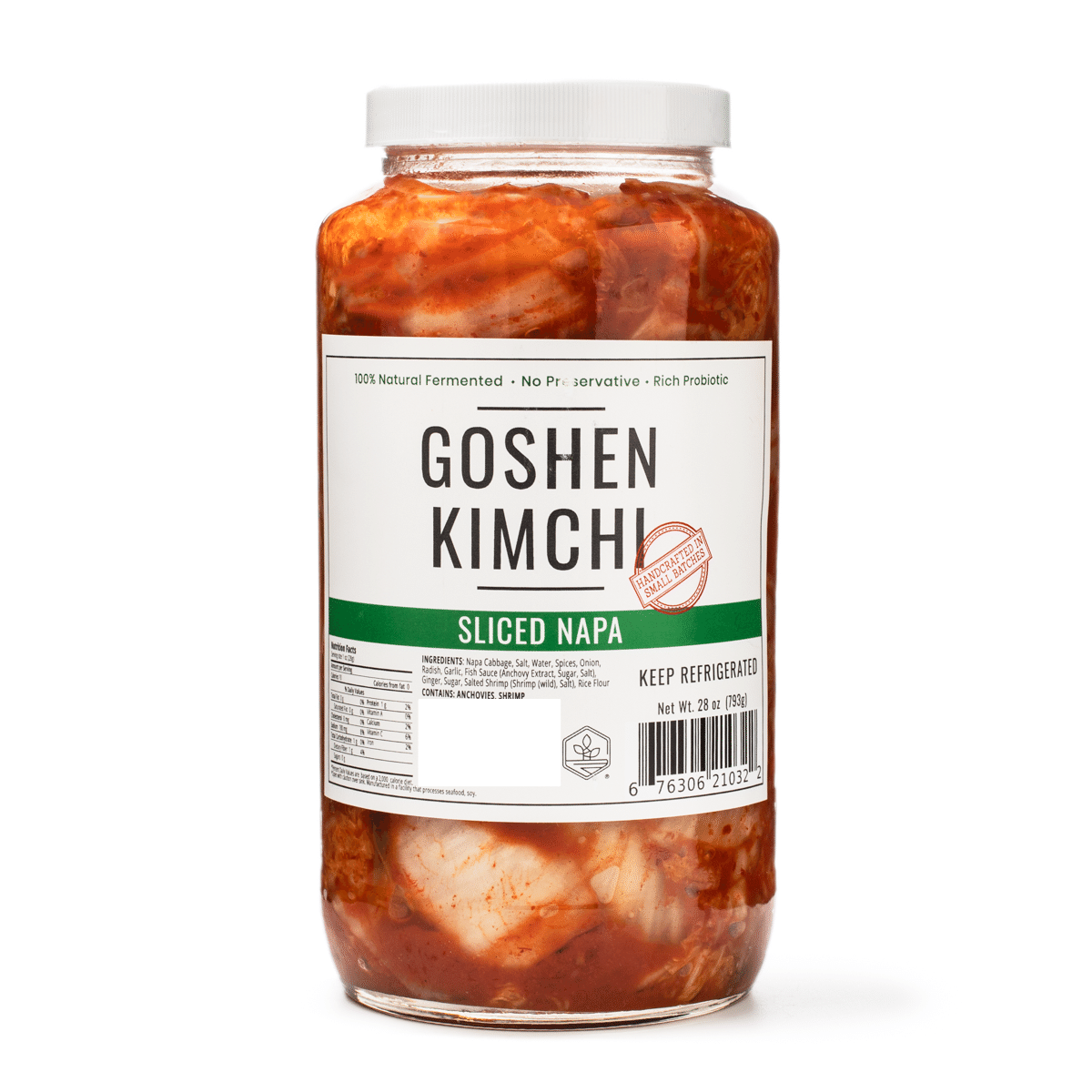 Kimchi de Napa Fatiado, Goshen 28 onça(s)