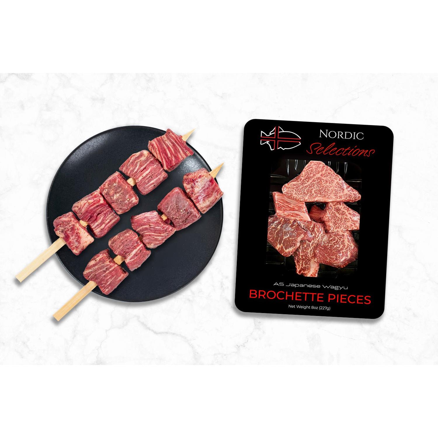 タグ付き肉 A5 Japanese Wagyu Skewer Pieces - Weee!