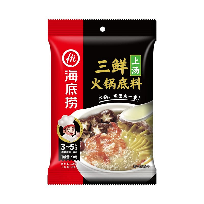 Sanxian (Three-Fresh) Hot Pot Soup Base, 220g 200 g