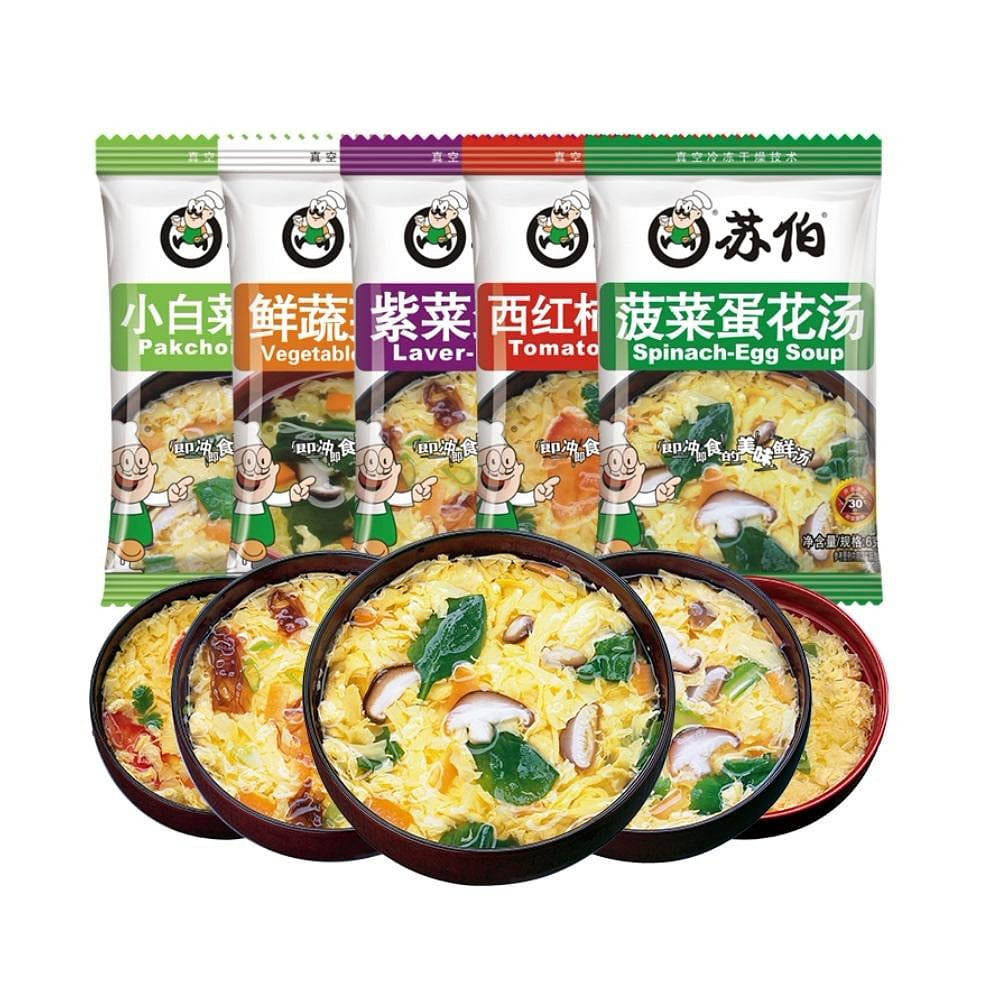 Subo fast food egg drop soup family portrait gift package 120 g