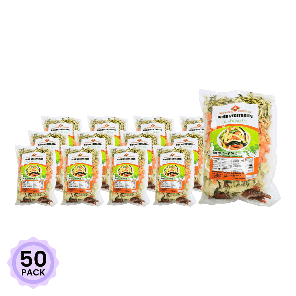 Dried Vegetables Mixed Carrot and Papaya 100 g*50 pack