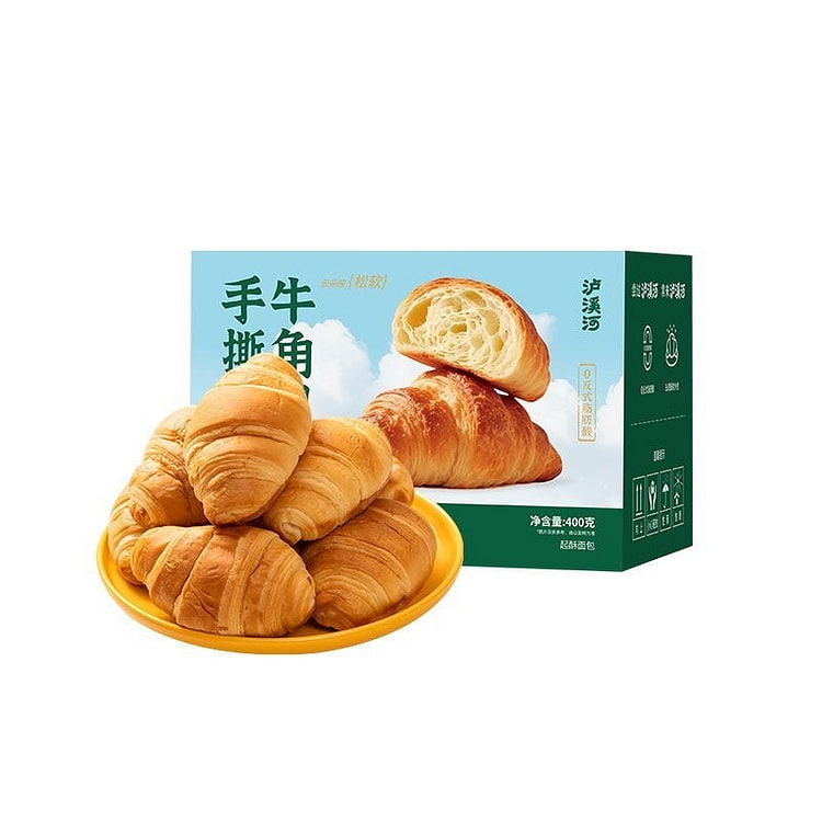 泸溪河手撕牛角包早餐手撕面包学生零食糕点心400g 400 克