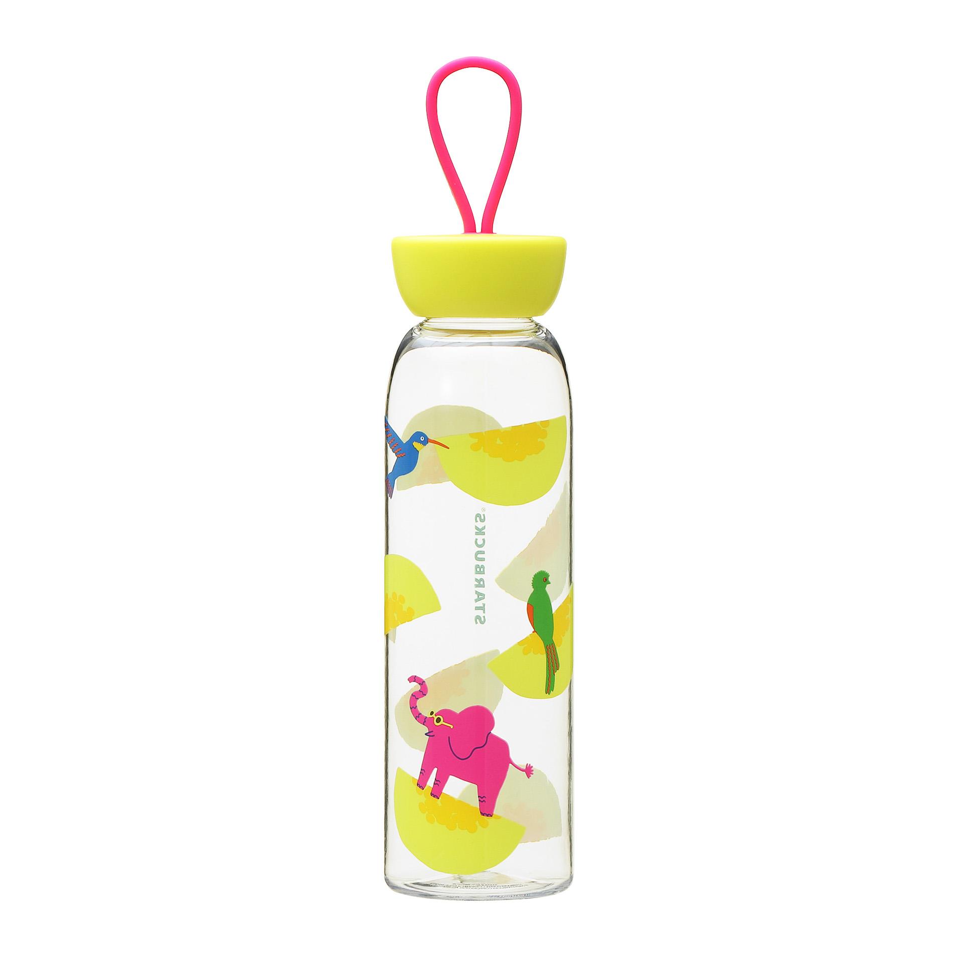 【Direct From Japan】Japan Starbucks 2023 Silicon strap bottle melon 532ml 1 ส่วน