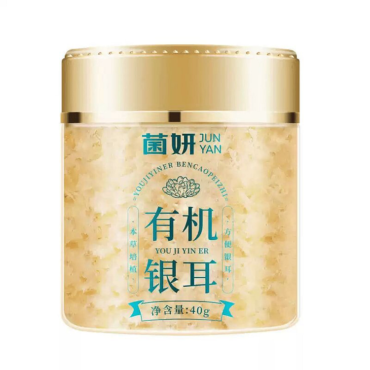 双有机本草银耳免洗干货冻干银耳羹冲泡40克*1罐 40 克