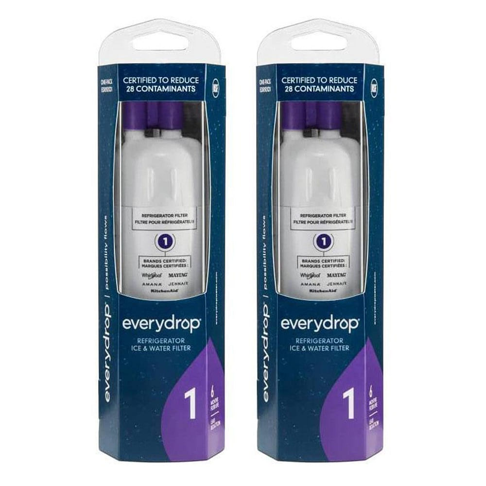 2-Pack Whirlpool Everydrop Water Filter 1, WRS325SDHZ01 Water Filter- EDR1RXD1 0.8 lb