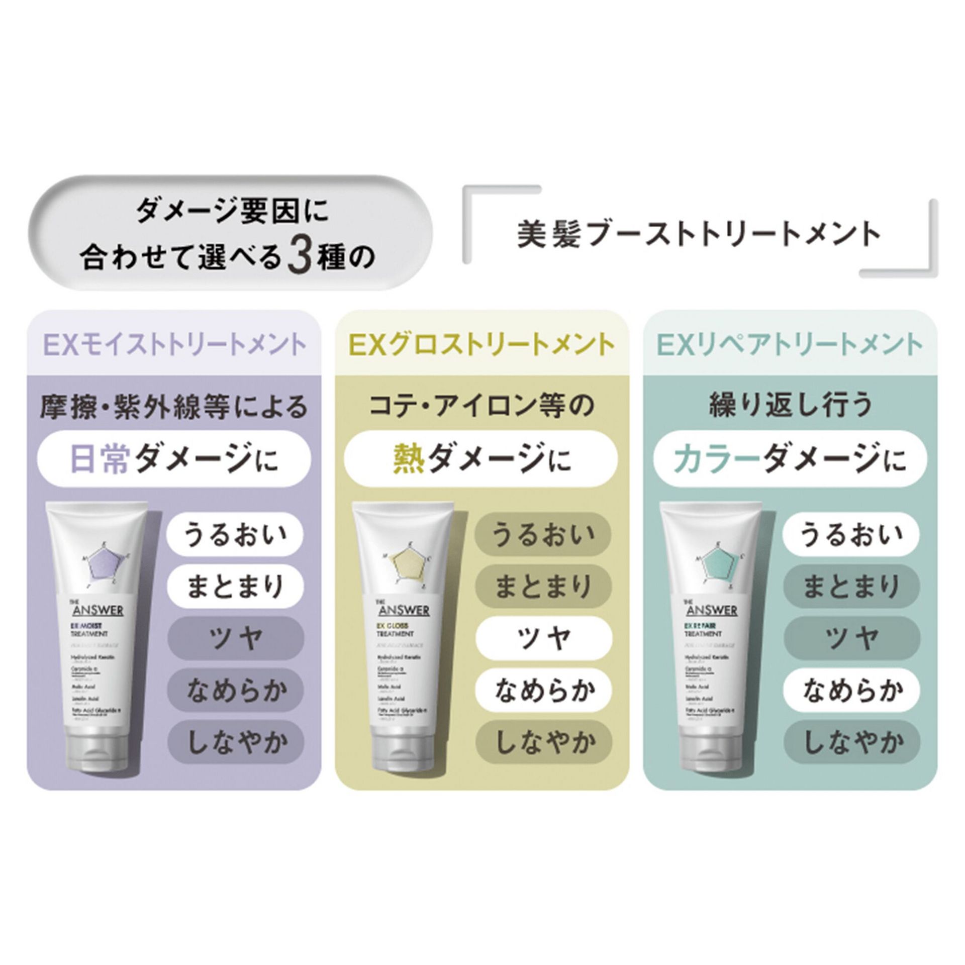 Get Kao THE ANSWER EX Gloss Treatment 220g Delivered | Weee! Asian