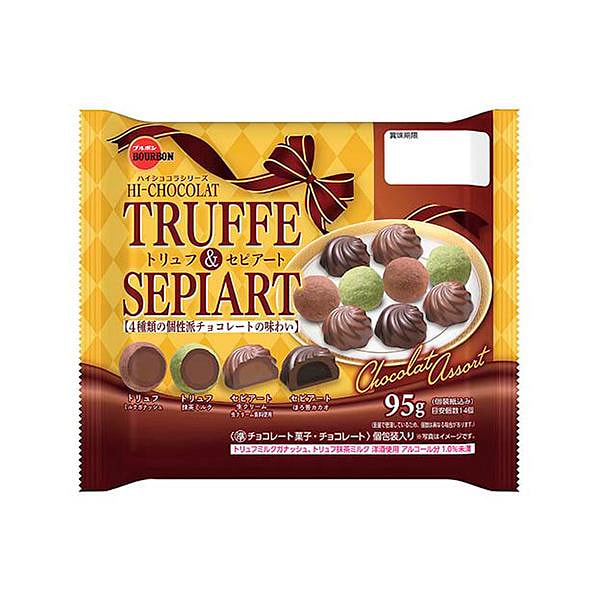 Bourbon Mixed Chocolate Truffles 95g 1 each