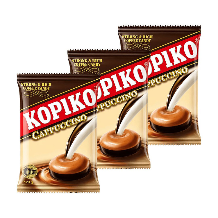 KOPIKO Cappuccino Candy 3 Bag 4.23 oz
