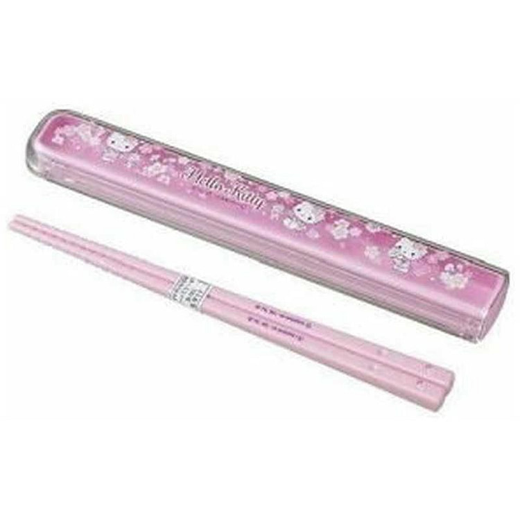 OSK Hello Kitty Portable Sliding Lid Chopsticks 1 count