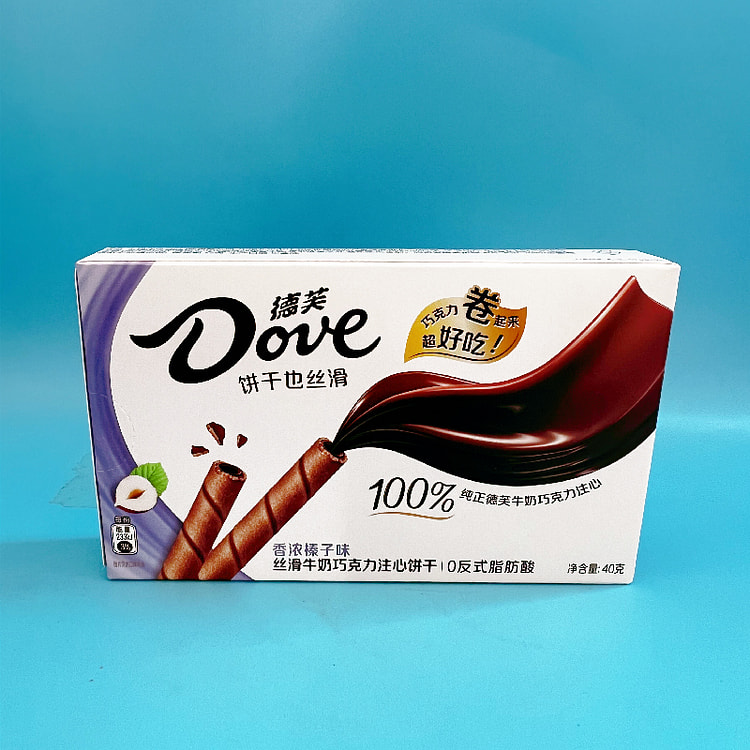 Dove Milk Chocolate Roll Hazelnut Flavor 80g