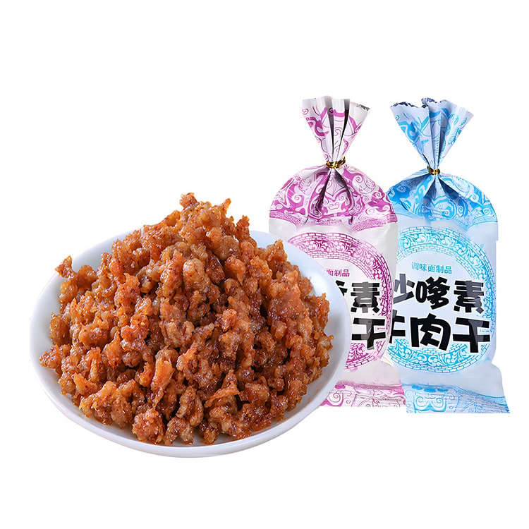 百宝库 沙嗲牛肉干 辣条混合装童年风味 600g