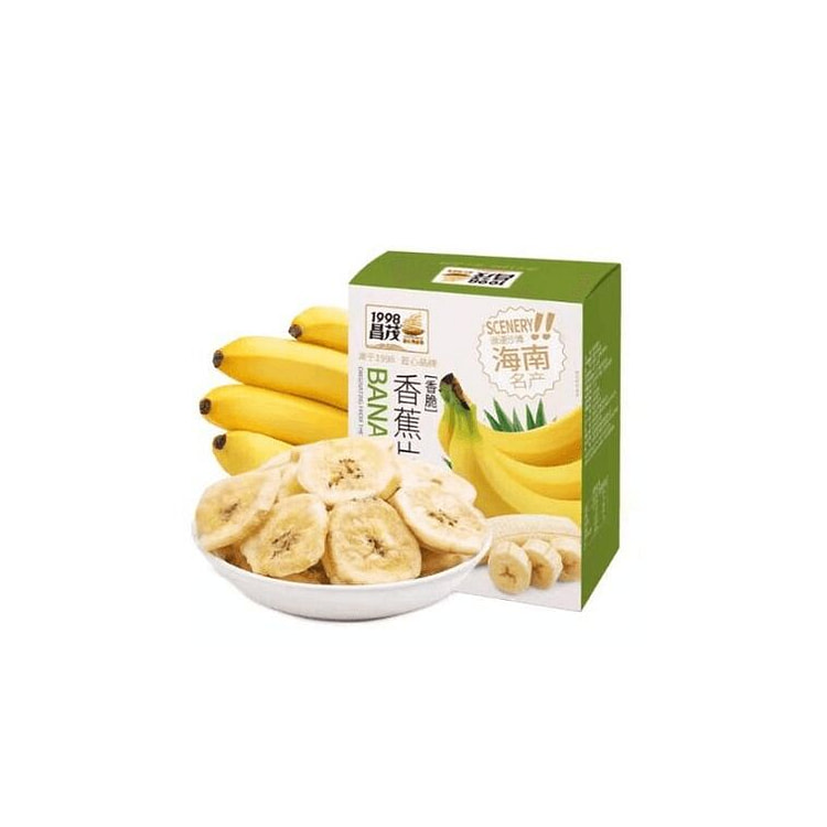 Changmao Banana Chips Dried, 120g*1 Box 120 g