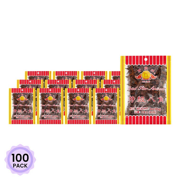 双鲤牌 特级八角 3 盎司*100 包