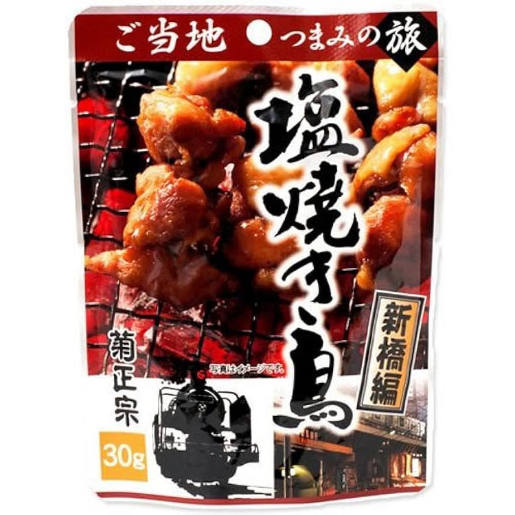 啤酒小吃烤鸡肉盐蒜味菜肴 30g 1 份