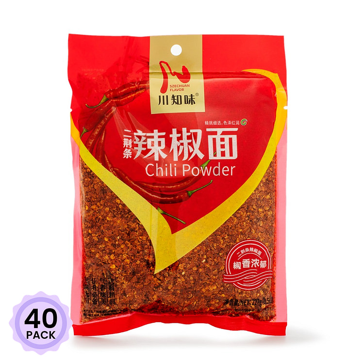 川知味 二荆条辣椒面 227 克*40 包