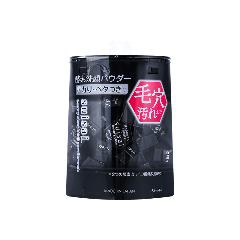 Kanebo Suisai Beauty Clear Black Powder Wash 1 box